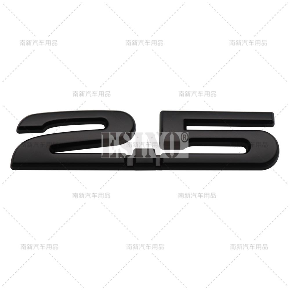 New Car Styling 3D 2.0 2.5 Skyactive Metal Chrome Zinc Alloy Emblem Car Body Badge Sticker for Mazda 3 CX-3 CX-5 RX-8 RX-5