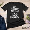 My Spirit Animal Is a Sock Monkey Funny T-Shirt Unisex T-shirt