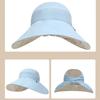 Summer Fishing Hat, Fisherman's Hat, Sunscreen Hat, Beach Hat, Large Brim, UV-blocking Sun Hat, Large Brim Hat - Deep Sea Blue