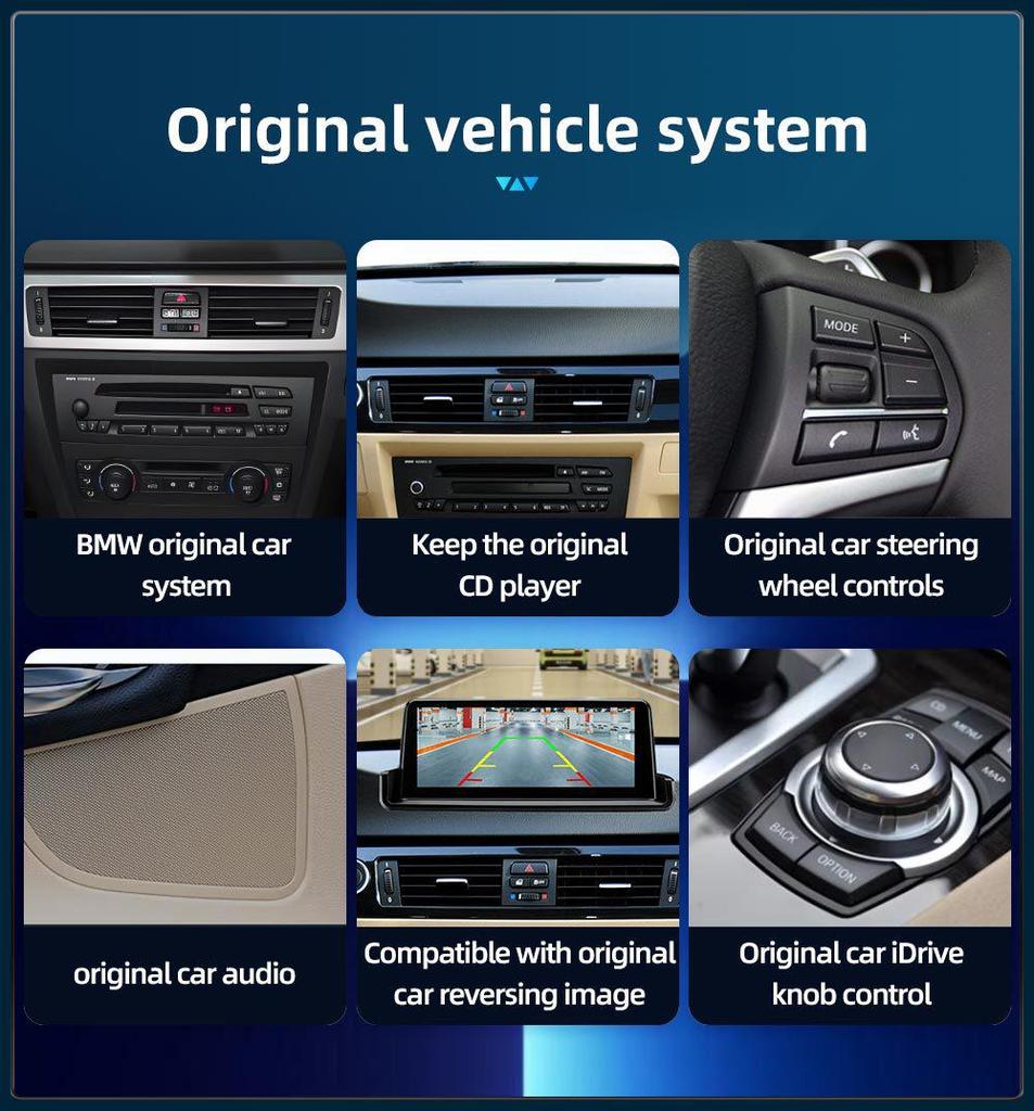 BMW 5 Series E60-E64 Central Control Screen with Integrated GPS Navigation & Radio