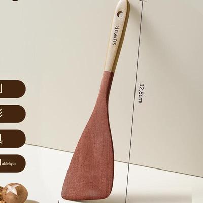 Wutuo Wood Frying Spatula Set