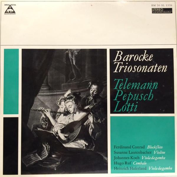 

LP Record FERDINAND CONRAD SUSANNE LAUTENBAC Barocke Triosonaten BM30SL1536 DACAPO 1966 Germany Classical Used