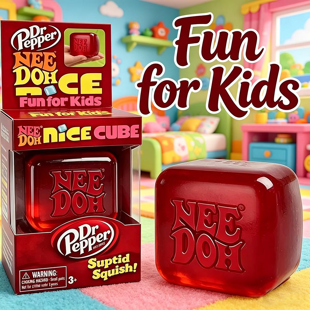 Bai Fen Bai Toys 2026 New Needoh Nice Cube Sensory Stress Reliever Fidget Tool For Anxiety Focus Desk Sensory Cube For Adults Kids