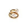 Simple Personality U-Shaped Double Pearl Ear Clips, Women'S Light Luxury Temperament Versatile Without Ear Piercings, Regardless Of Left And Right