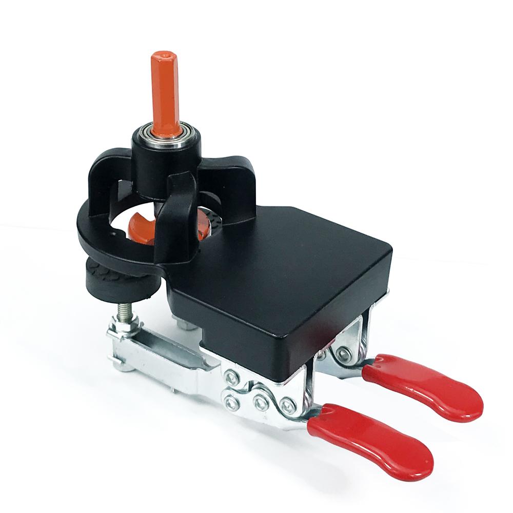 

35mm Hinge Position Hole Opener Upgrade Double Fixture Drilling Jig Guide Cabinet Door Locator Aluminum Alloy Woodworking Tool