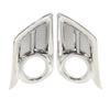 2PCS Front Fog Light Frame Sticker Exterior Decoration Replacement for Hilux Vigo Champ 2012