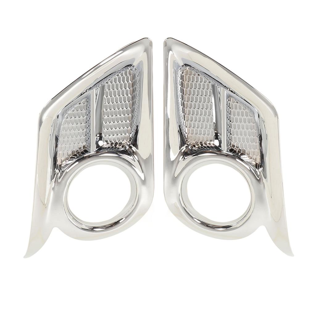 2PCS Front Fog Light Frame Sticker Exterior Decoration Replacement for Hilux Vigo Champ 2012