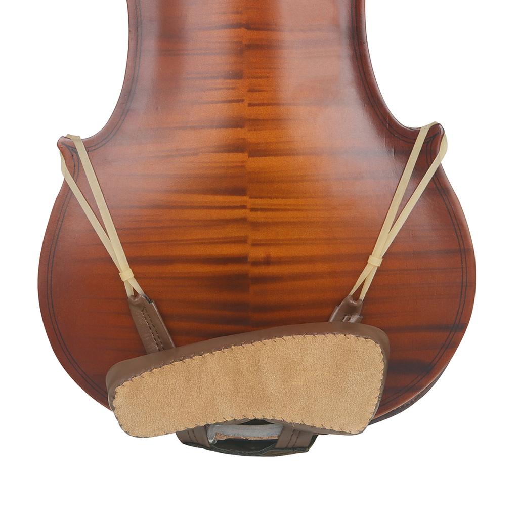 IRIN Nakładka Ochraniacz Podbródka do Skrzypiec Skórzana Podkładka na Ramię do Skrzypiec 4/4 3/4 1/2 1/4 1/8 1/16 Instrument Smugowy Akcesoria