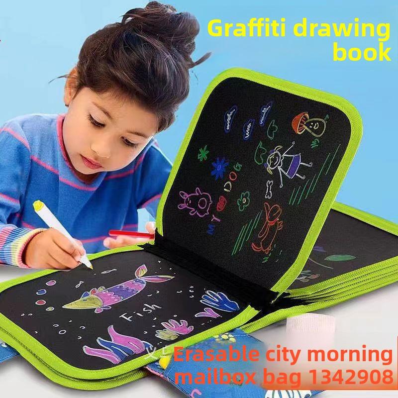 Children's Drawing Board Erasable Painting Book Coloring Water Chalk Cartoon Household Multi-functional Graffiti Drawing Board