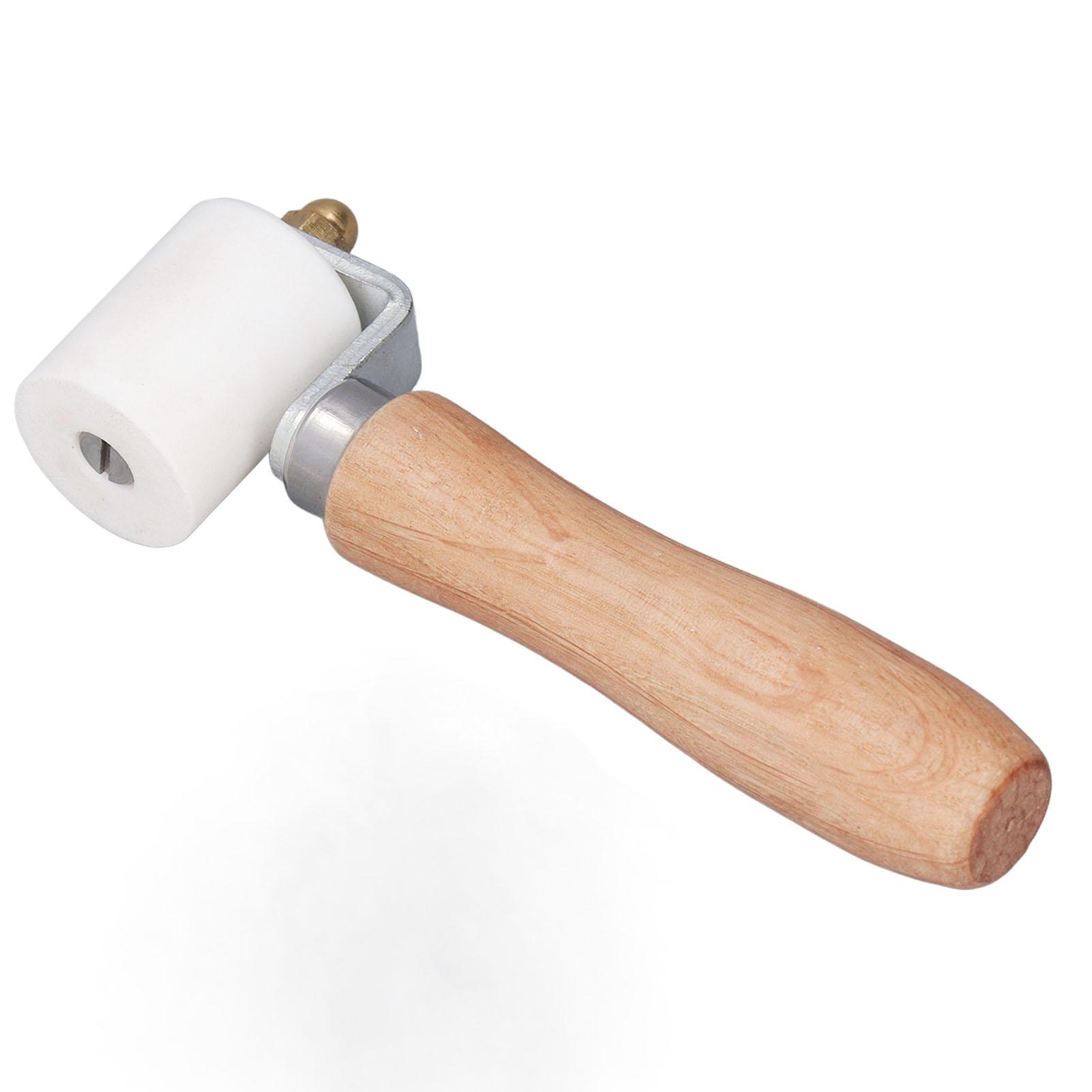 Pressure Seam Rollers High Temperature Resistant Ergonomic Wooden Pressing Roller for PVC Waterproofing Membrane