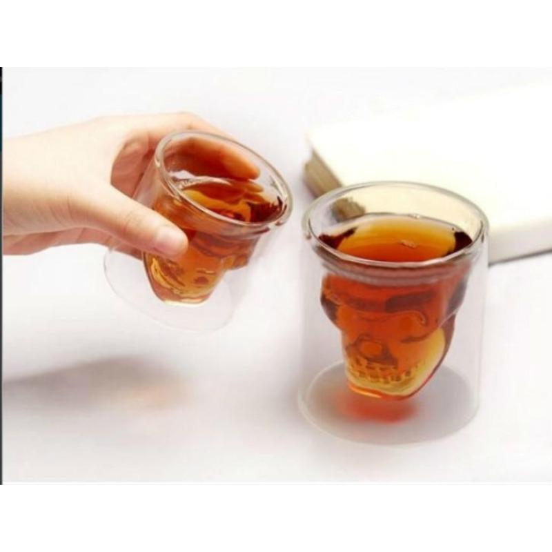 Shot Glass with Skull 75 Ml