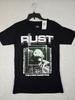 Novo Com Etiqueta Camiseta Gráfica The Living Tombstone "Rust" – Preta – Tamanho Pequeno
