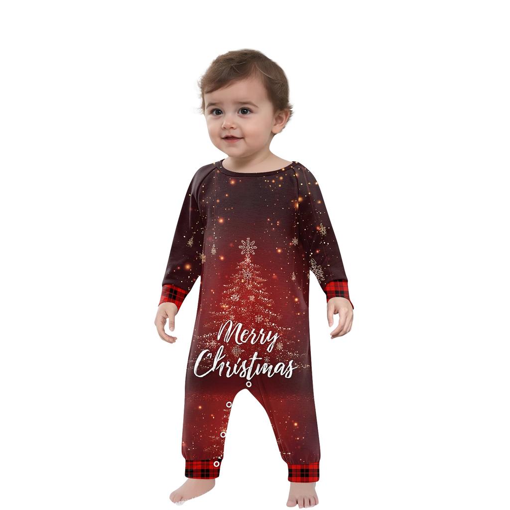 Passende Familiensets mit Weihnachtsmotiven, Langarmshirts und Hosen