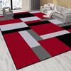 Nordic Style Living Room Carpet Modern Color Blocking Floor Washable Carpet Sofa Tea Table Rug Bedroom Floor Rugs Non-Slip Mat