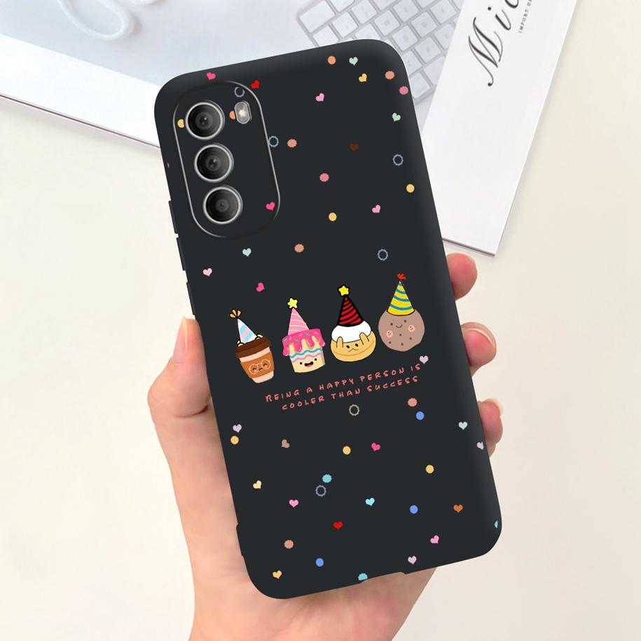 For Motorola Moto G51 G71 5G Case XT2171-2 XT2171-1 XT2169-1 Shockproof Cover Cute Rabbit Flower Phone Cases For Moto G31 Bumper