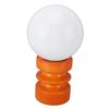 Retro Stolná lampa Dekoratívne sklenené tienidlo Drevená základňa USB Malé nočné svetlo na nočný stolík do spálne