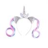 Unicorn princess accessories set, linking crown necklaces, headbands, girls' princess dress accessories, cross-border foreign trade