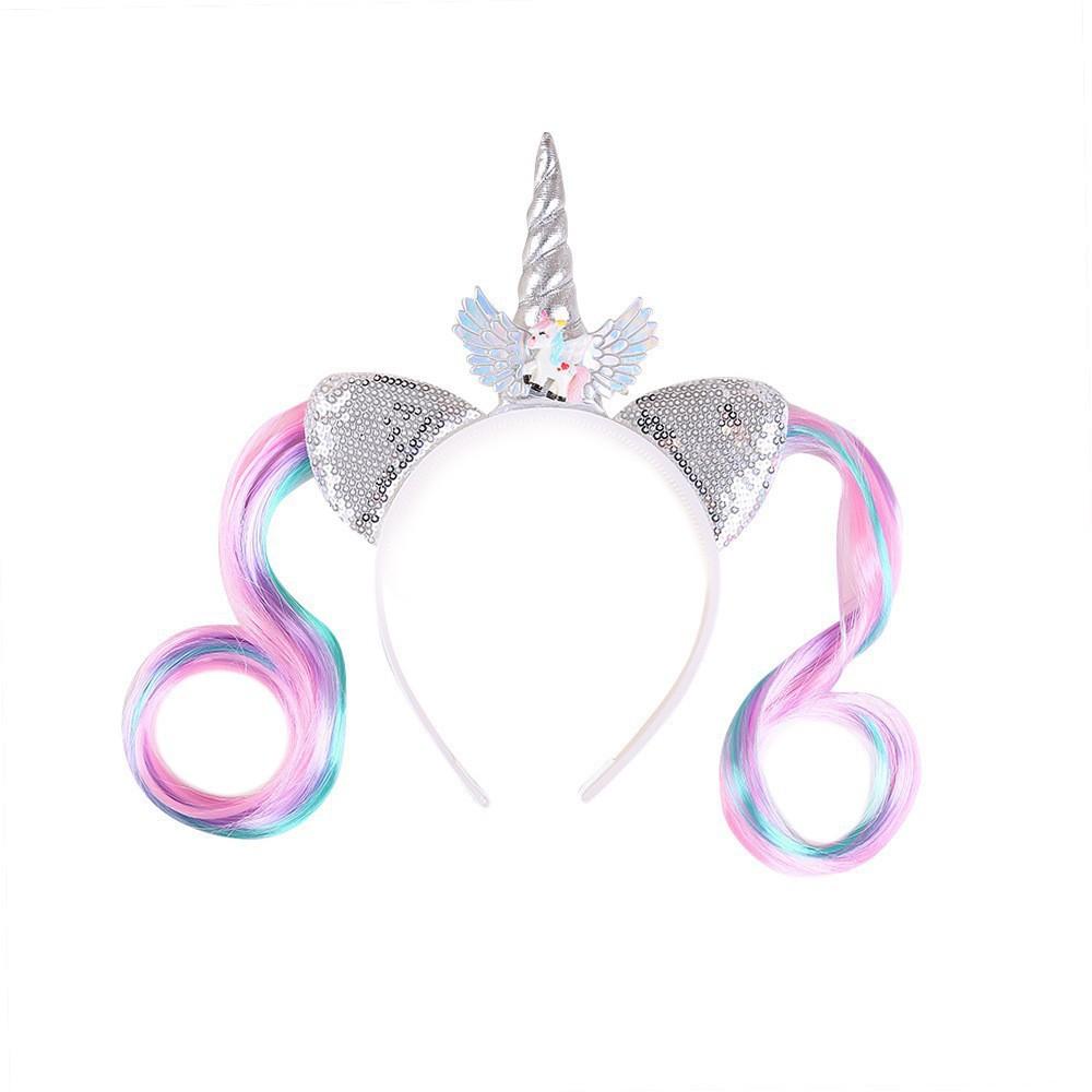 Unicorn princess accessories set, linking crown necklaces, headbands, girls' princess dress accessories, cross-border foreign trade