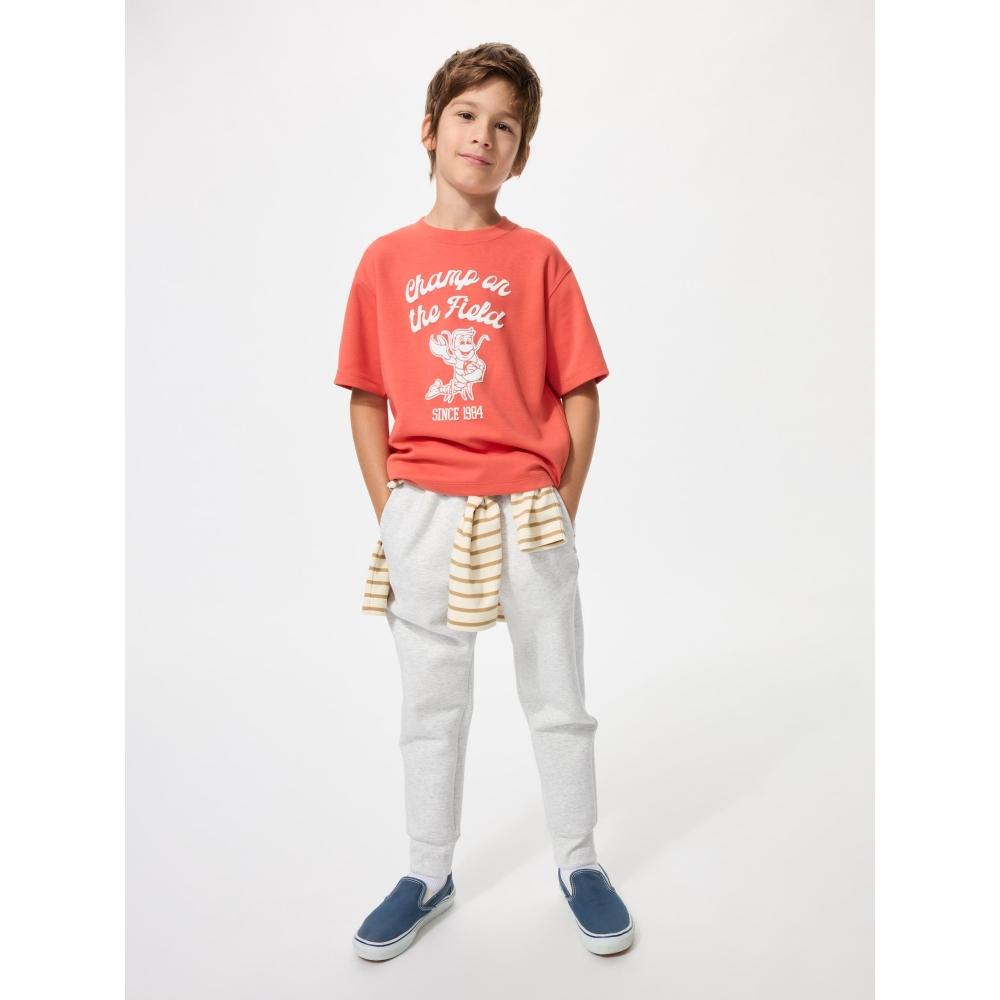 Uniqlo Japan Aerism Cotton Graphic Crewneck Tee