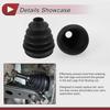 1 Satz Manschettenkit für Antriebswellen-Gelenke für Toyota Camry 2007-2009 für Toyota Highlander 01-07 Äußeres Gleichlaufgelenk-Manschette mit Schellen Nr. 443828052 Schwarzes Gummi