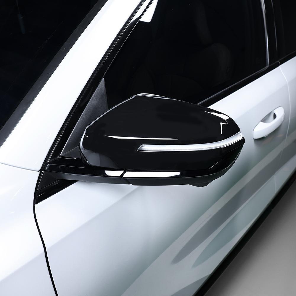 2Pcs ABS Side Mirror Cover Frame Decorative Trim For Renault Grand Koleos 2024-2026 Exterior Upgrade Auto Styling Accessories