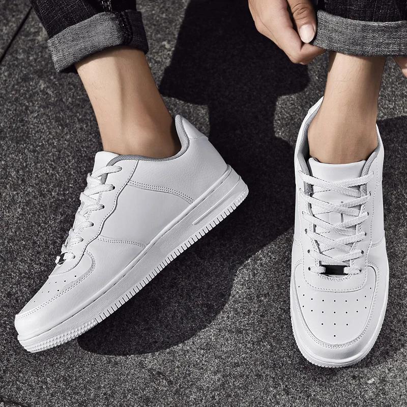 Scarpe Casual Classiche da Uomo Traspiranti e Versatili Scarpe Bianche Scarpe da Corsa all'Aperto Scarpe da Tennis Taglia Grande Scarpe da Ginnastica da Uomo Nere Nuove