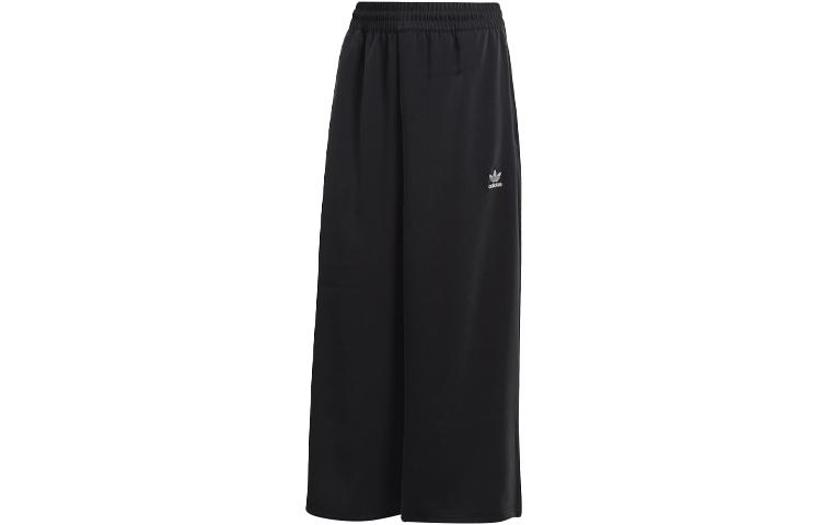 Adidas Originals Casual Pants Women s Black Moderate Wide Leg Pants FL0029 34