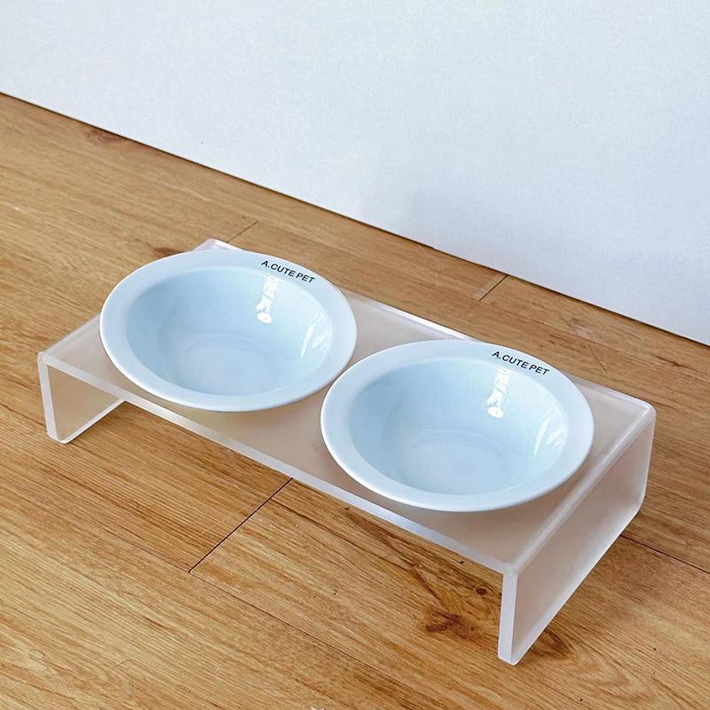 Ceramic Pet Cat Bowl Pet Drinking Water Feeding Bowl Ceramics Cat Food Dog Food Utensils Cat Dog Pet Supplies Accessories