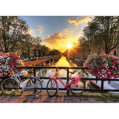 Puzzle Korea Beautiful Sunrise In Amsterdam 500-Piece Jigsaw Puzzle 3501