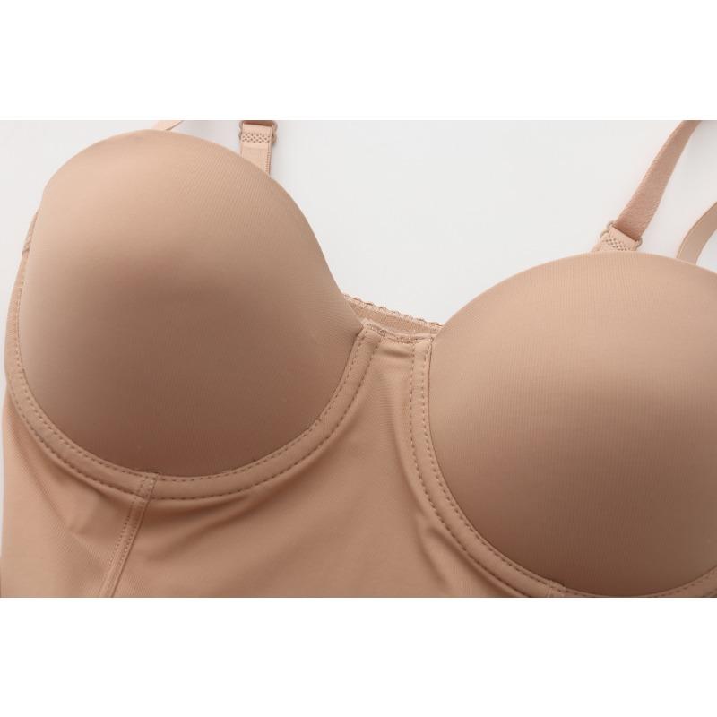 Body Donna Senza Spalline Taglie Forti Controllo Pancia Modellante Per Sotto Vestito