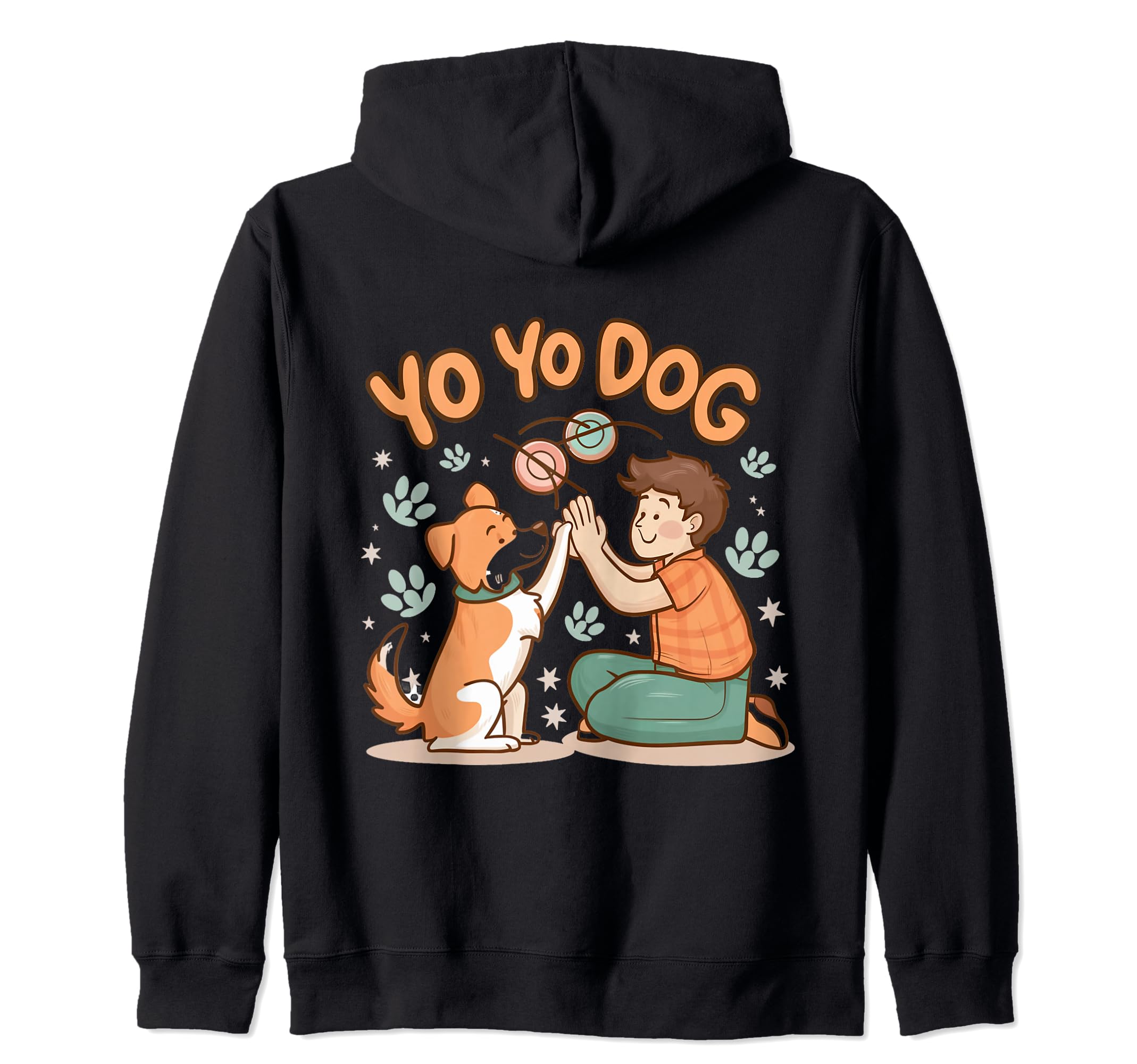 

Charming Dog High Five Zip Hoodie Yo-Yo чёрный