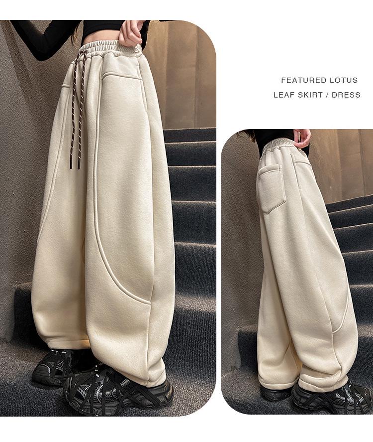 Pantaloni della tuta autunnali alla moda per ragazze - Stile 2025 per bambini: Pantaloni casual versatili con risvolto per primavera e autunno