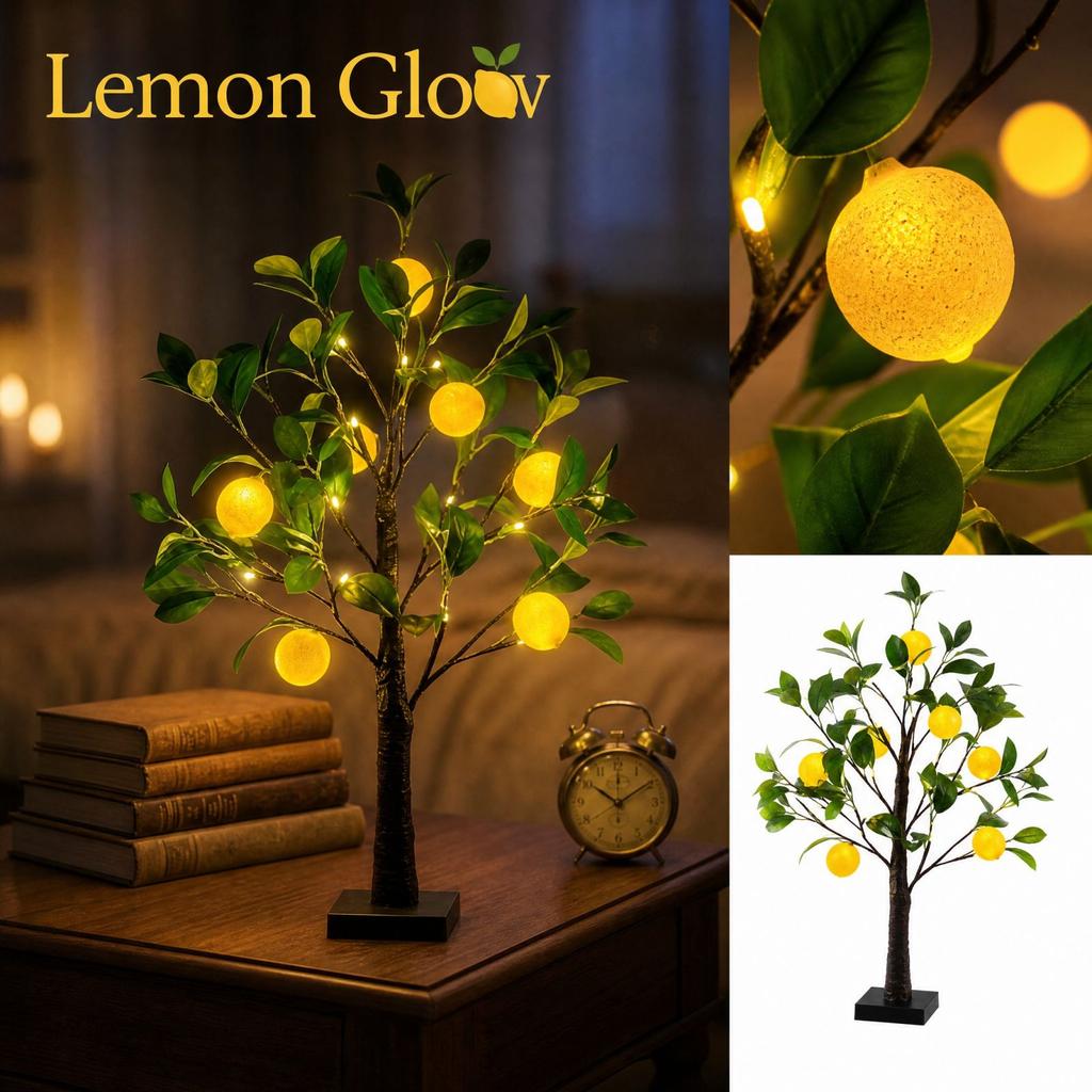Artificial Lemon Tree Plant Decoration for Home Tabletop