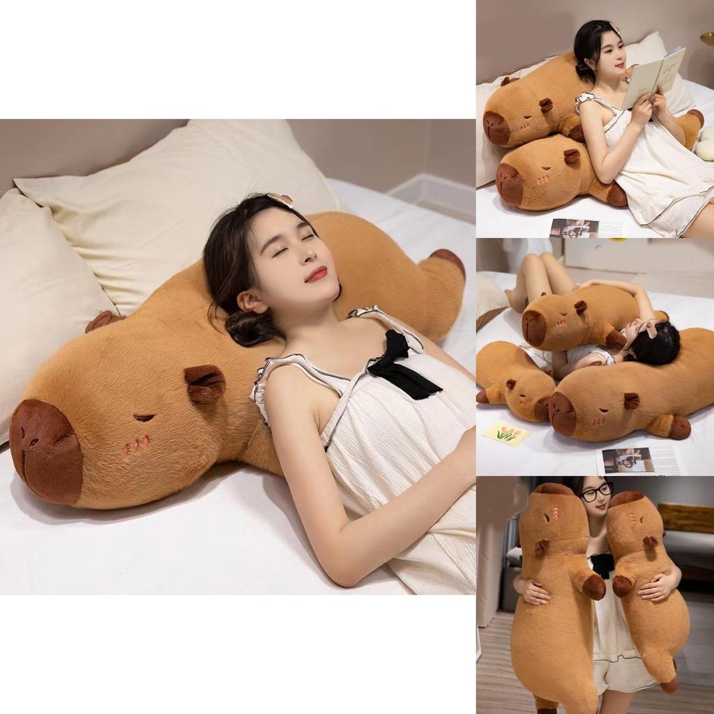 Adorable Capybara Plush Doll Soft Toy Cozy Pillow For Relaxing Comfort At Home