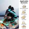 Powerful Anime Hero Flannel Blanket Super Soft Warm Cozy Blanket For Sofa Bed Office Travel Allseason Home Decor Gift