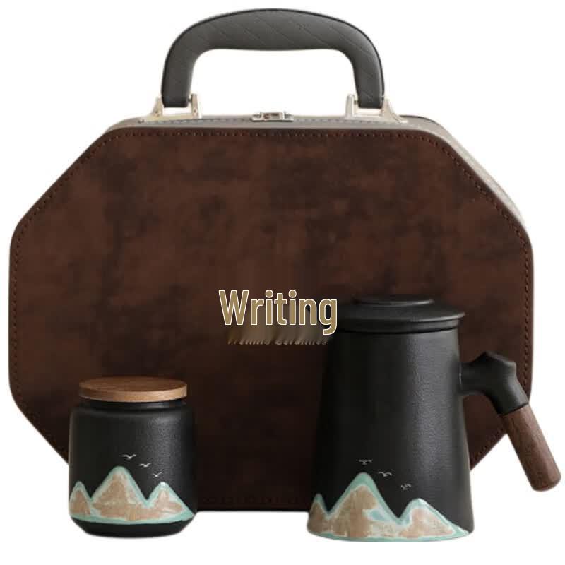 Hand-painted Jiangshan Ceramic Tea Set