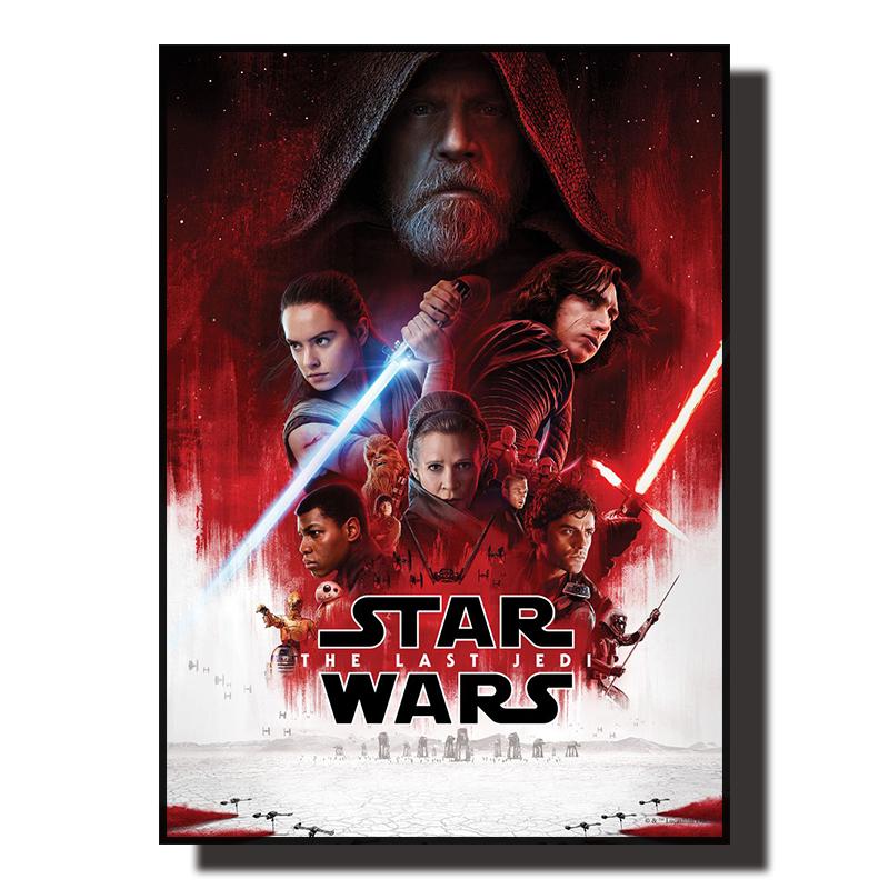 Star Wars Leinwand Dekoratives Gemälde Filmkunst Wandbild Retro Poster Moderne Heimwanddekoration Geschenk und Druck Ästhetik