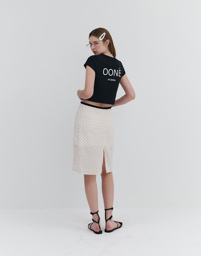 Une Signature Logo T-Shirts_Black