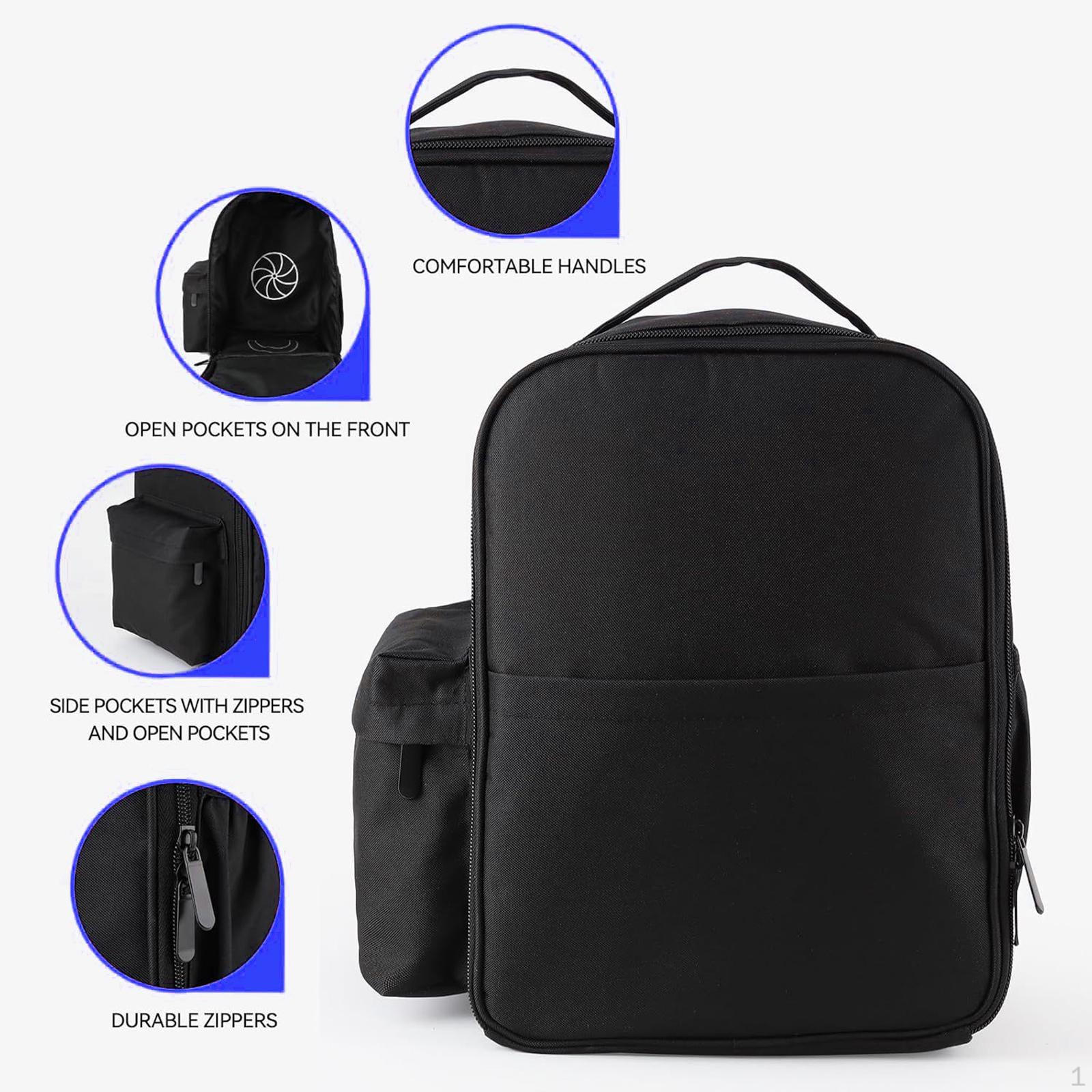 

Сумка для переноски вентилятора для кемпинга, уличный чехол, многоцелевой, компактный, с несколькими карманами, пылезащитный чехол для