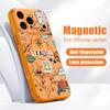 Magnetic For Magsafe Case For iPhone 17 Pro Max Air Line Travel Map Pattern Skin Feeling Cover For iPhone 16 15 14 13 Pro Max