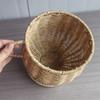 Desk Organizer Woven Basket Imitation Rattan Milk Tea Storage Cup New Coffee Storage Cup  Kitchen
