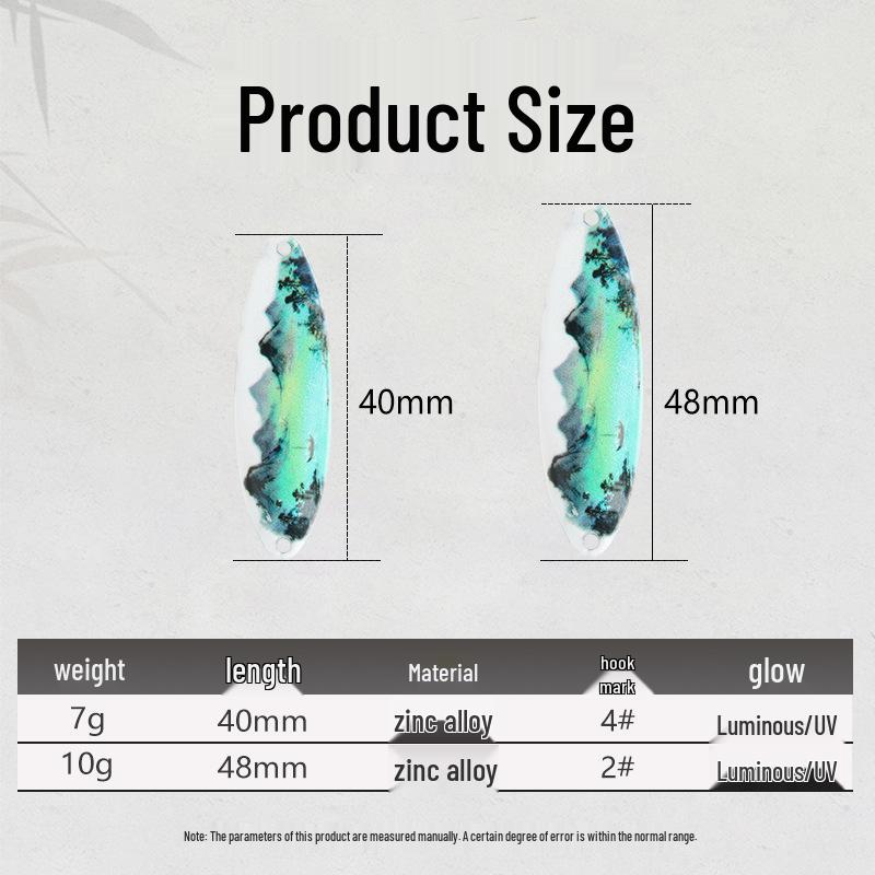 LETOYO UV Luminous 3D Printed Double-sided Trout and Asp Bait