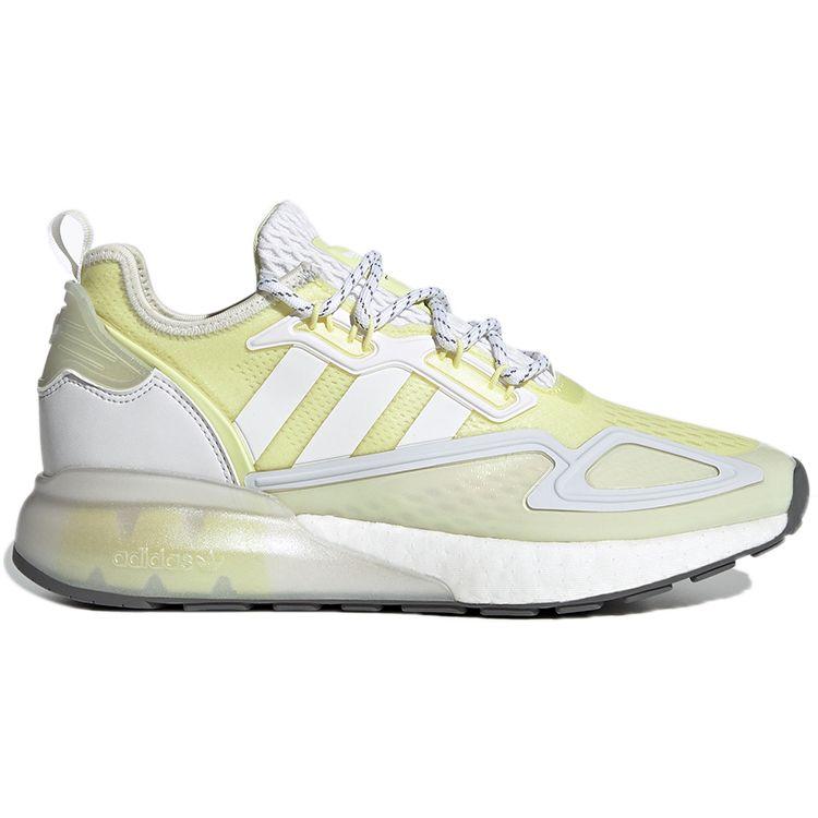 Adidas ZX 2K Boost Bílá Žlutý Nádech Dámské Tenisky Obuv-Bílá GX2711