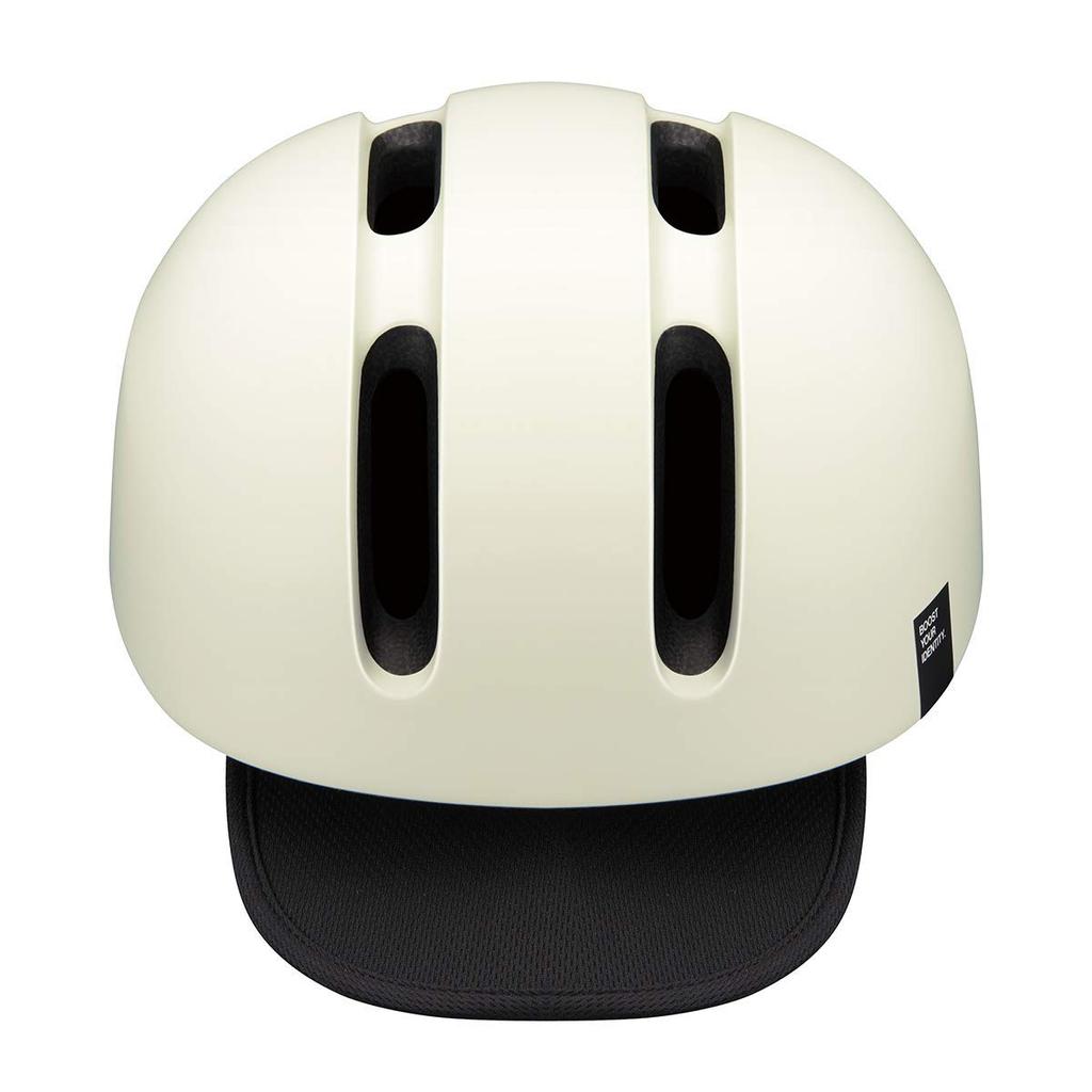 OGK KABUTO Bicycle Helmet Canvas Urban Matte JCF Recommended M/L (57-59cm) Off-White