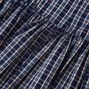 European American Fashion Plaid Midi Skirt with Versatile Belt