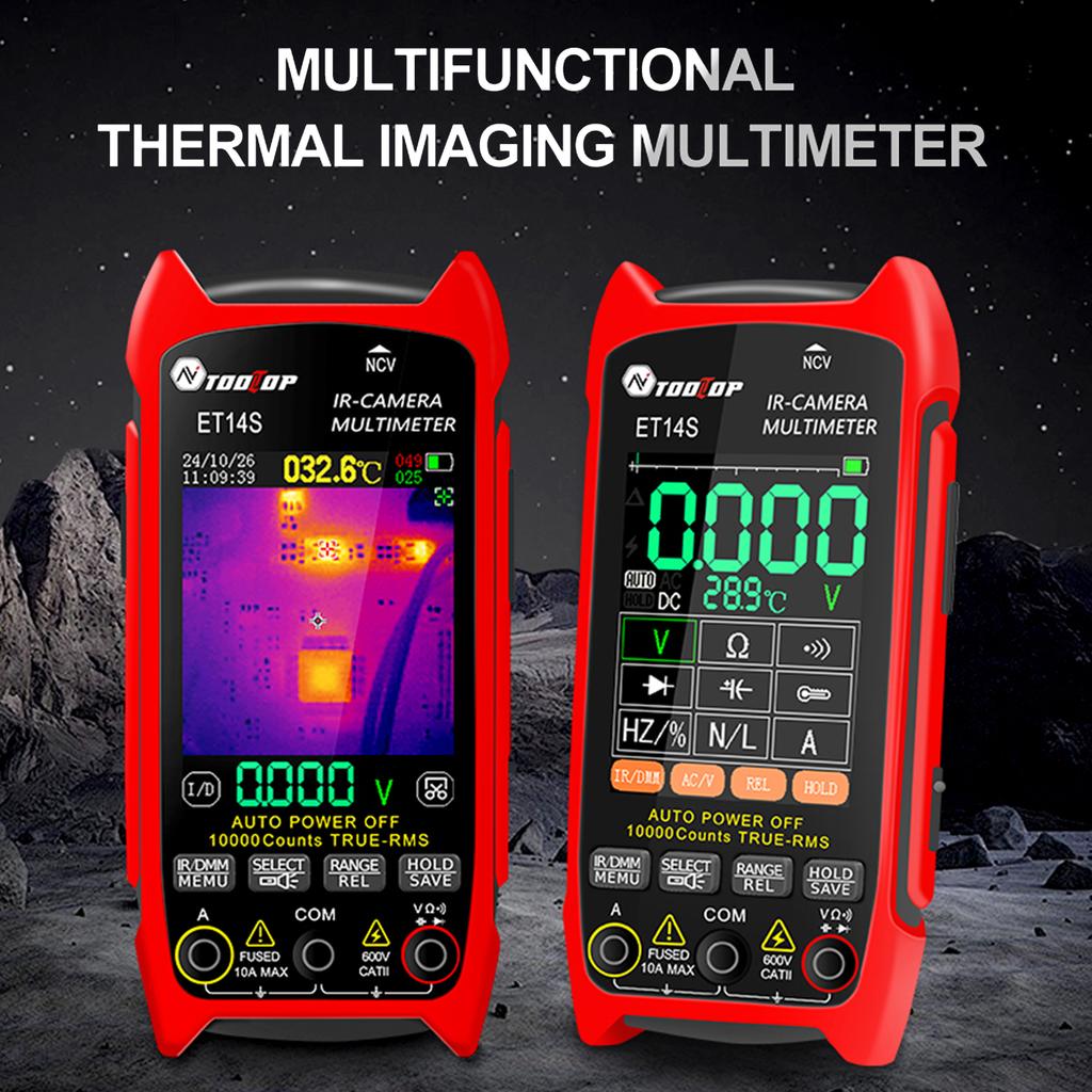 Thermal Imaging Multimeter 2-in-1 Multimeter 240 * 240 Resolution 2.8inch Touch Screen 25Hz