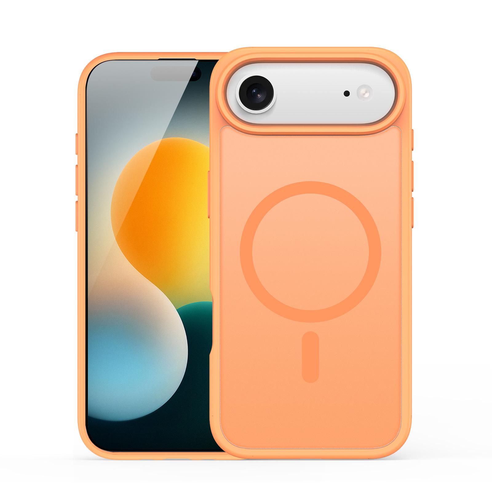 

Для iPhone 17 Air Чохол DUX DUCIS Серія Yind PC+TPU Чохол для телефону Сумісний з MagSafe Orange