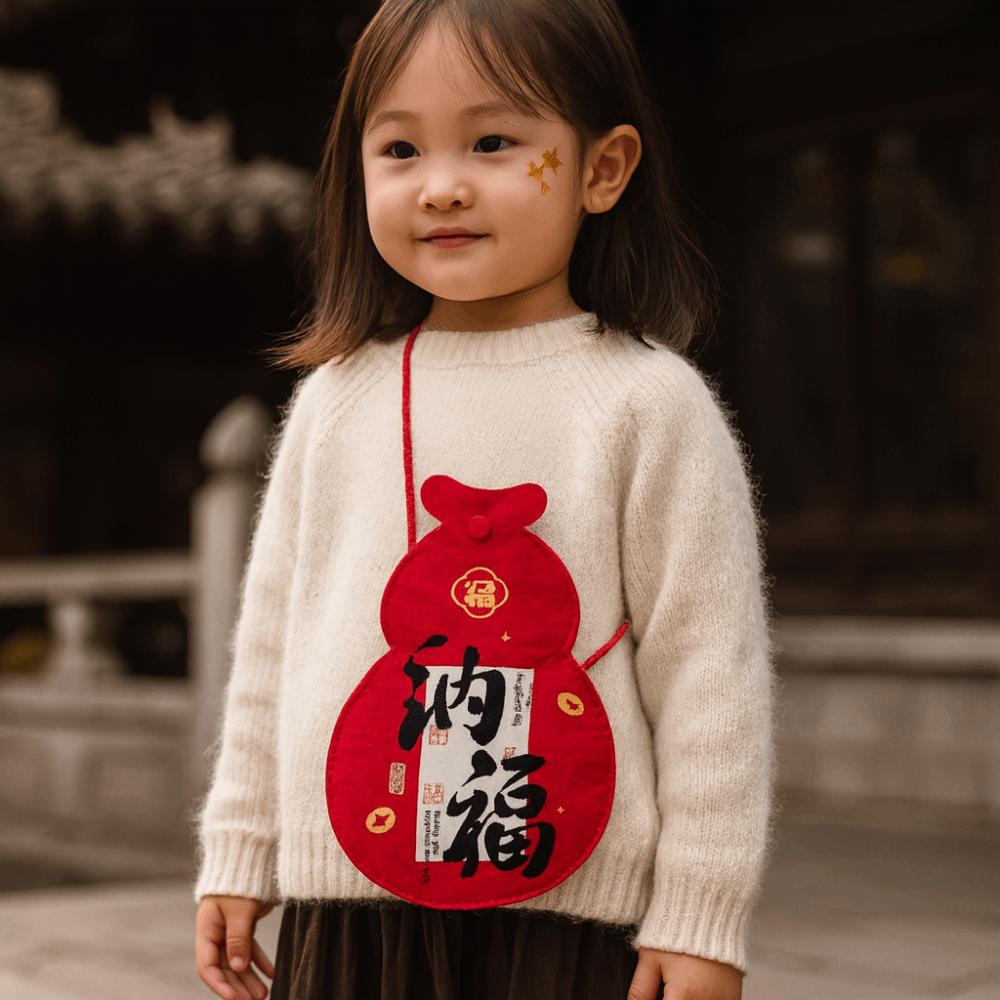 Chinese Style New Year Red Envelope Cartoon Red Packet Practical Money Pocket  Children Gift