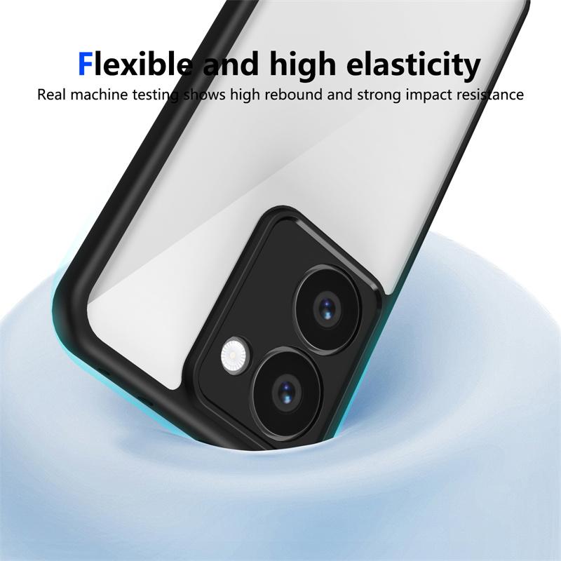 Realme P3 Ultra RMX5030 Case Plating Bumper Shockproof Clear Back Cover Hard Matte Phone Case for Realme P3Ultra 5G RMX5030