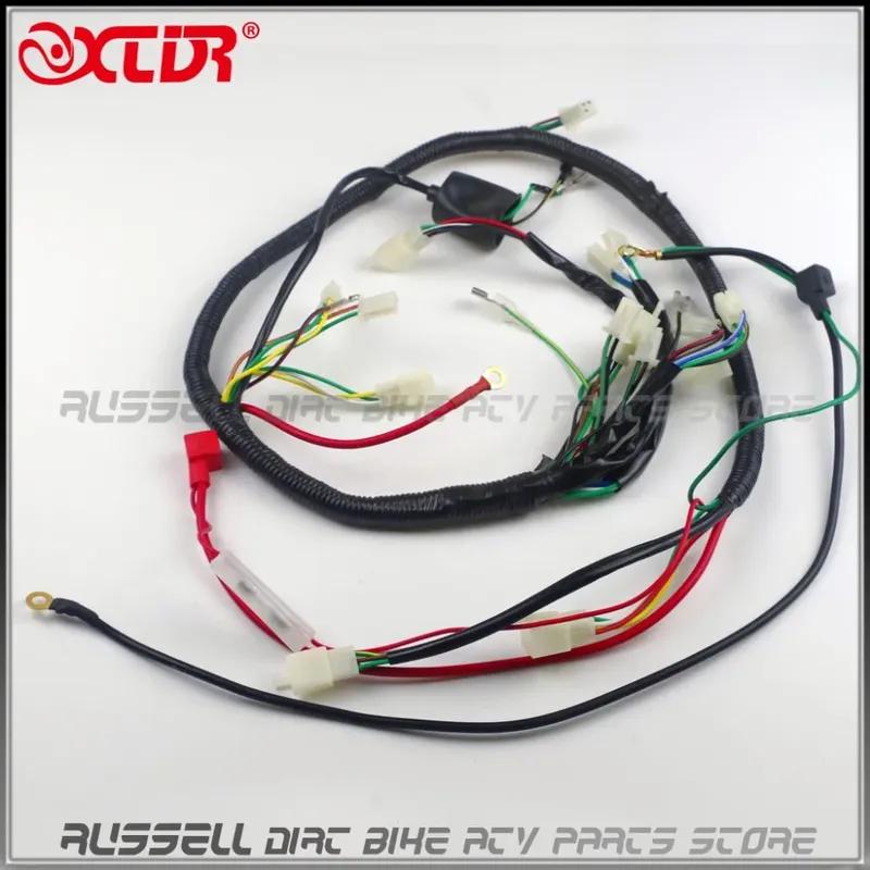 ATV Quad GY6 125cc 150cc ELECTRICS Stator Wire Wiring Harness Loom Magneto Ignition Coil CDI Rectifier Solenoid Parts